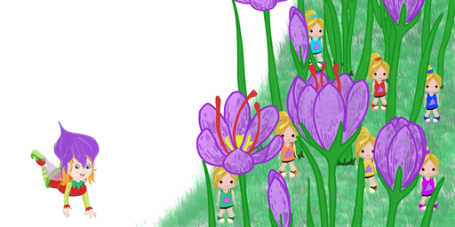 Jardín del cuento Iris (o La Flor del Azafrán)